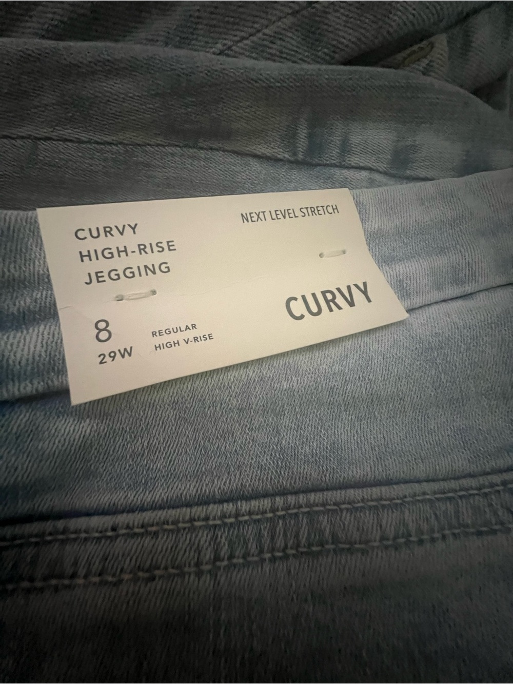 American Eagle Outfitters Curvy High-Rise Jegging - Light Blue